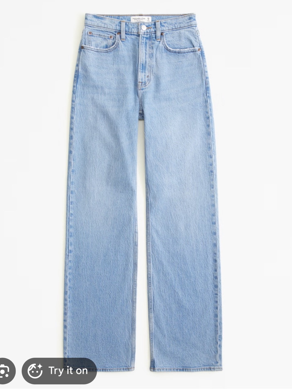 Abercrombie and Fitch Curve Love 90s Relaxed High Rise Jean